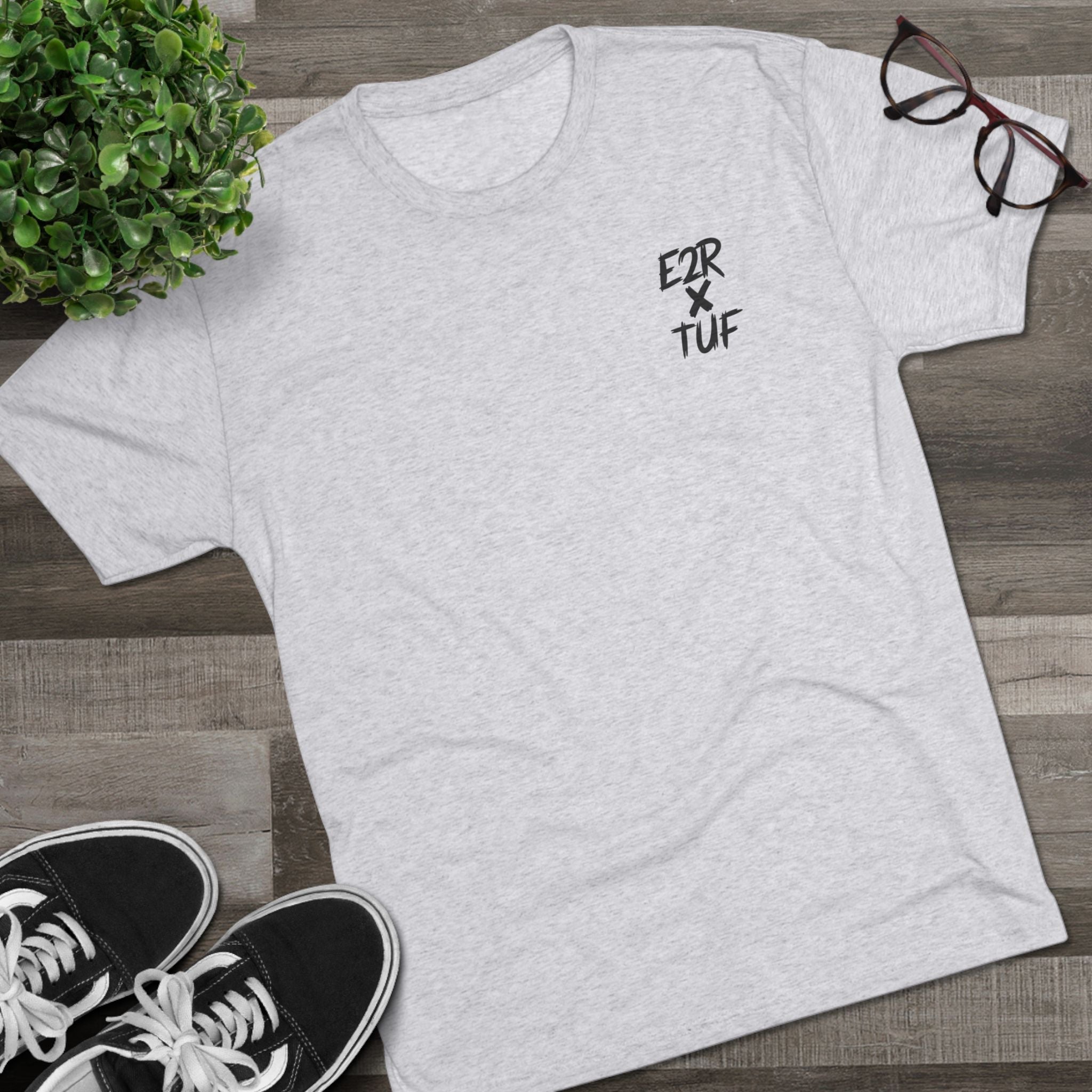 E2R x TUF shirts
