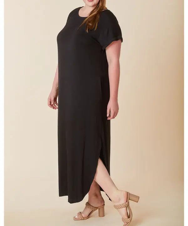 BAMBOO MAXI DRESS CURVY SIZE