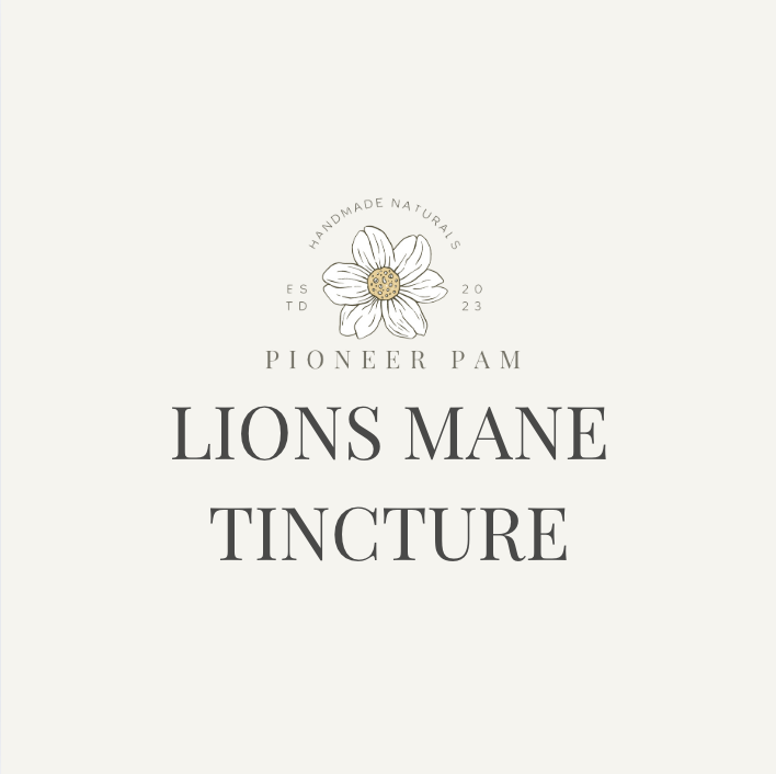Lions Mane Tincture: Mood, Memory, Stress Support, Brain Health