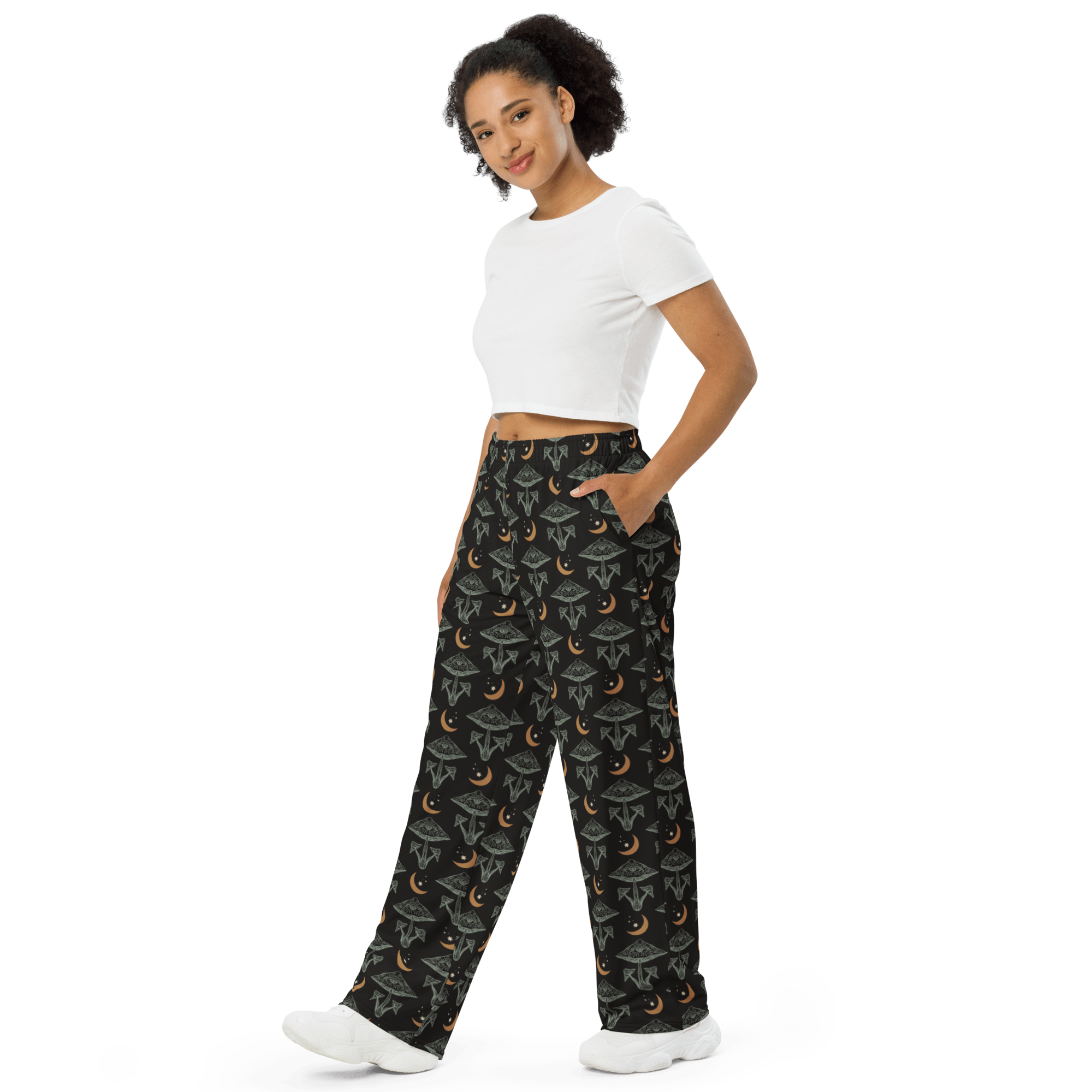 Celestial Shrooms Unisex Lounge Pants